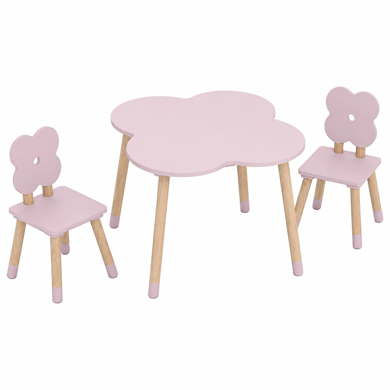 table-et-chaises-enfant-fleur-avec-pieds-en-bois-gltjft1592op