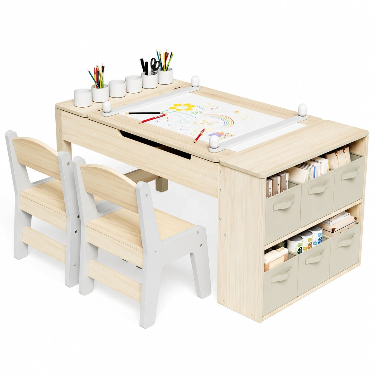table-enfant-avec-rangement-et-chaises-bureau-de-jeu-et-dessin-jaune-sgcudu1408wm